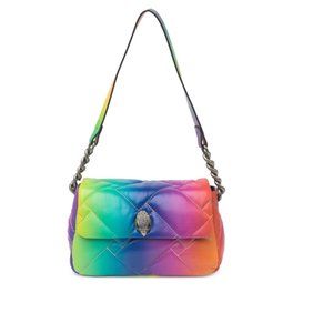 Kurt Geiger Rainbow Leather Pillow Medium Kensington Ombré Leather Shoulder Bag